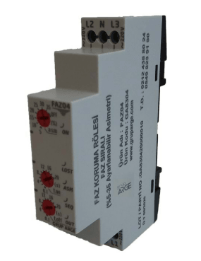 FAZ04 FAZ SIRALI FAZ KORUMA RÖLESİ(%5-35 AYR.ASİM)