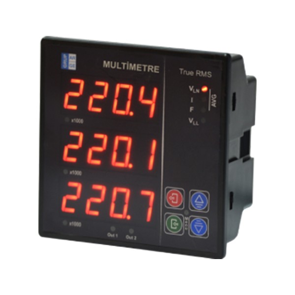 MTM 14 RÖLE ÇIKIŞLI MULTİMETRE (CT30 AT)