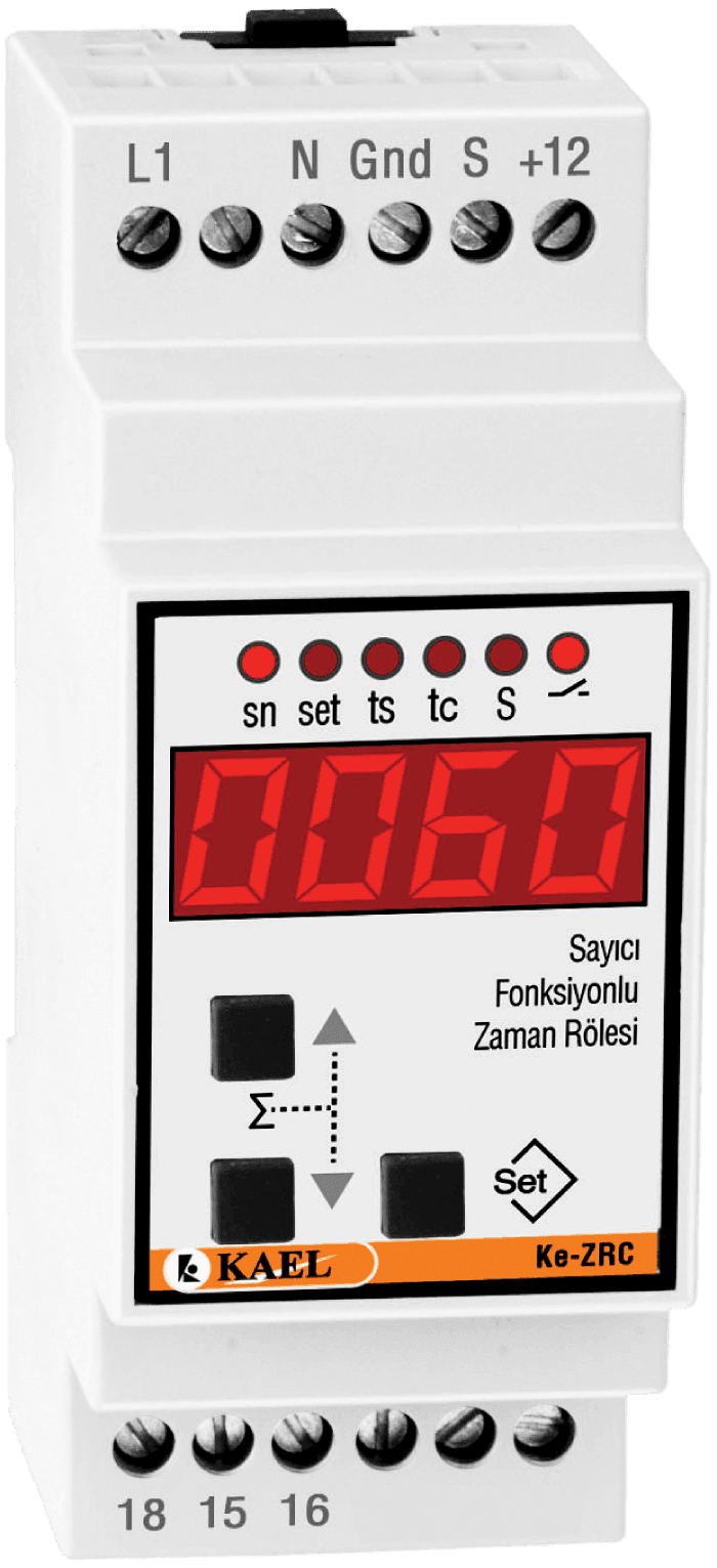 0,1-9999sn DİJİTAL ZAMAN RÖLESİ