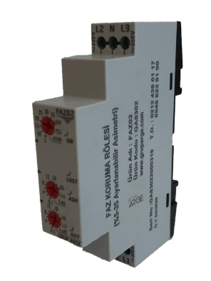 FAZ02 FAZ KORUMA RÖLESİ (%5-35 AYAR. ASİMETRİ)
