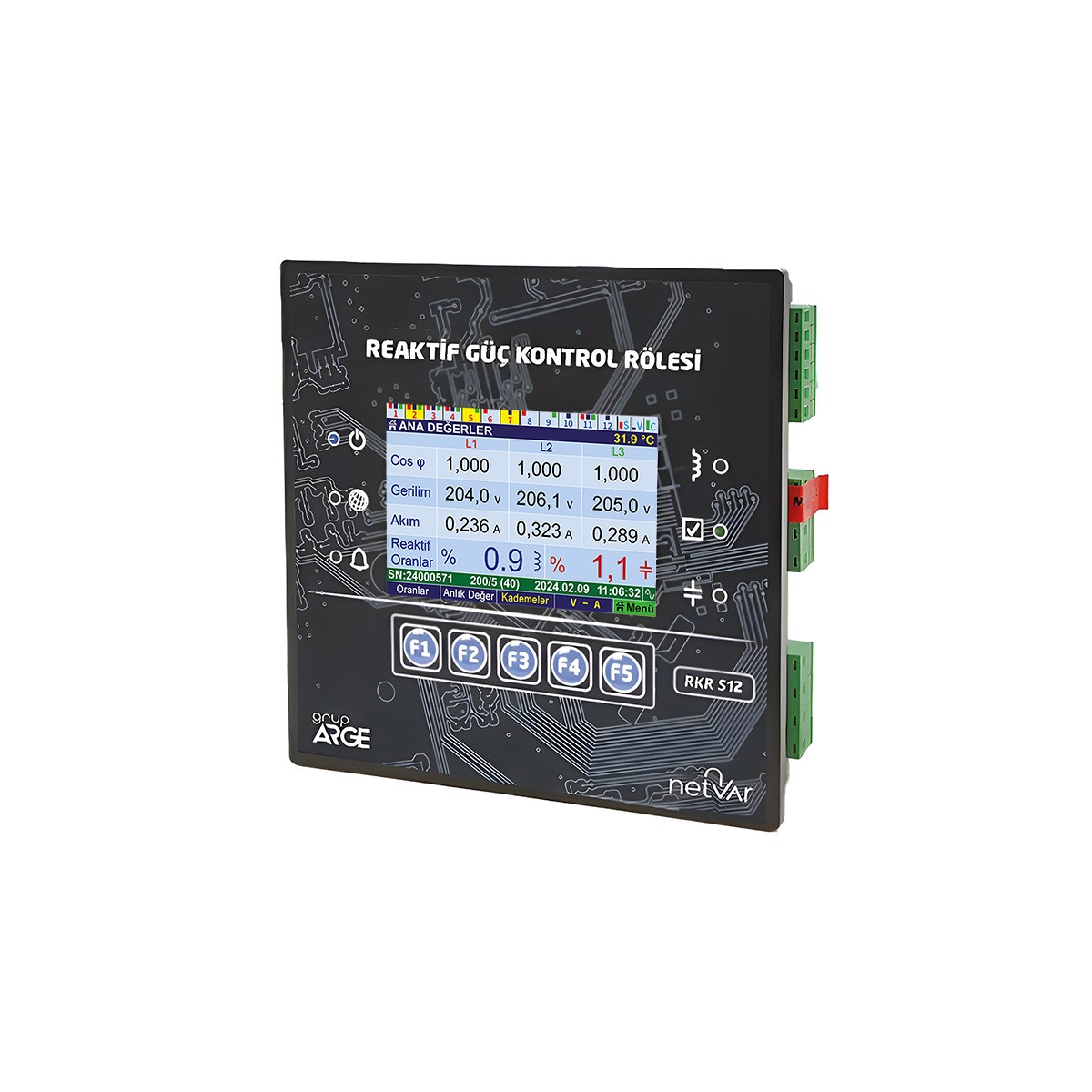 RKR S18 18 KADEME SVC REAKTİF RÖLE