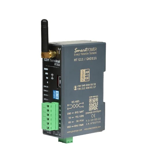 HT G11 GSM TERMİNAL (SAYAÇ/MODBUS) - AC