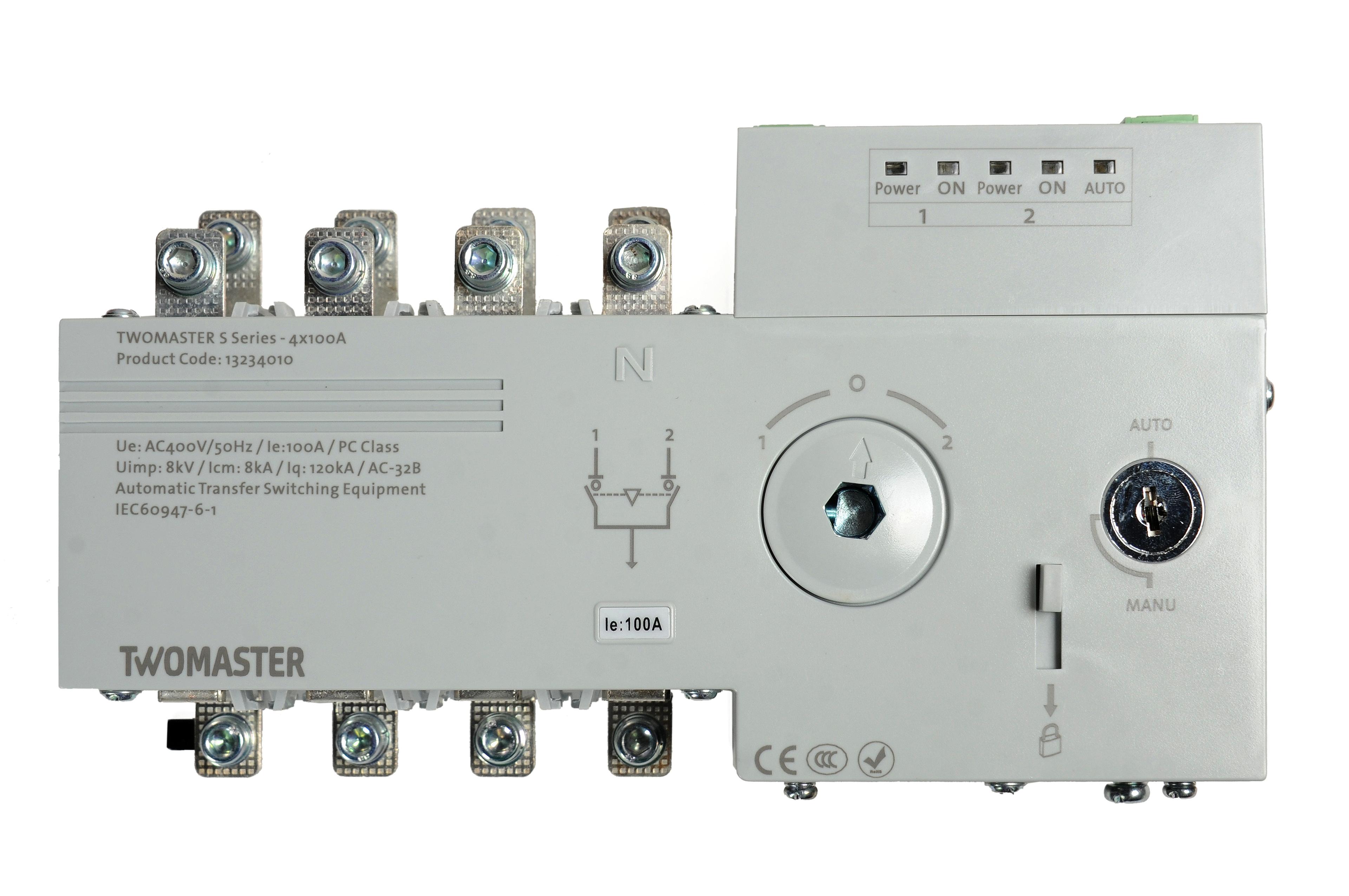 TWOMASTER-S 4x1600A OTOMATİK TRANSFER ŞALTERİ