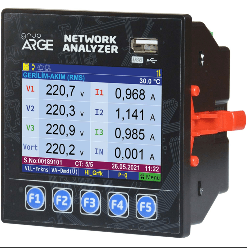 ANL 21 DİGİTAL ÇIKIŞLI ŞEBEKE ANALİZÖRÜ