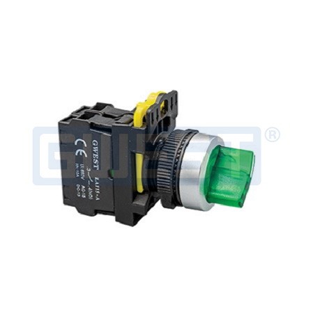 A5-10XD 0-1 MANDAL BUTON YEŞİL 230V AC-DC