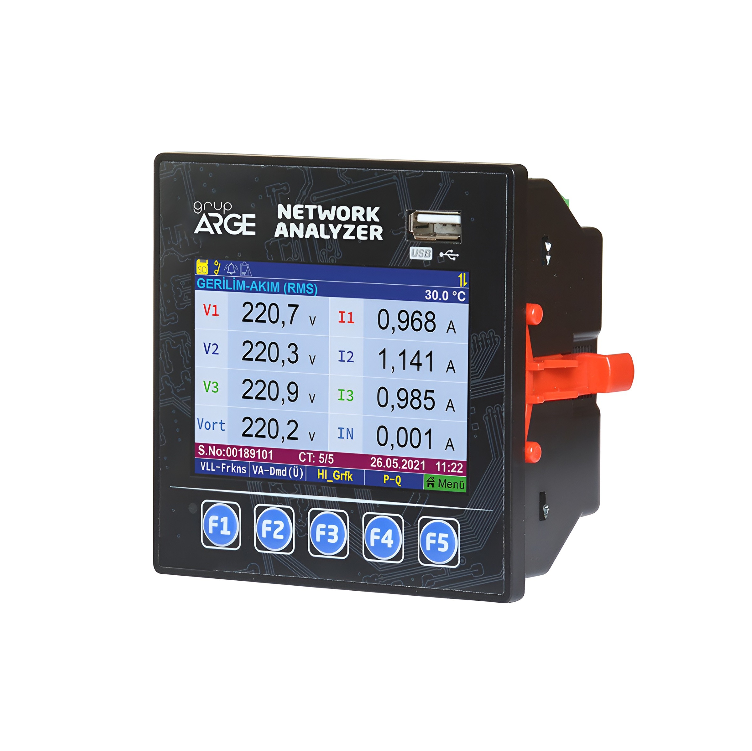 ANL 25 TFT EKRANLI GÜÇ ANALİZÖRÜ