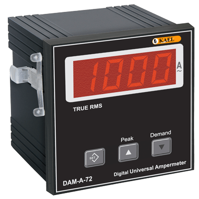 AMPERMETRE 230VAC 72*72