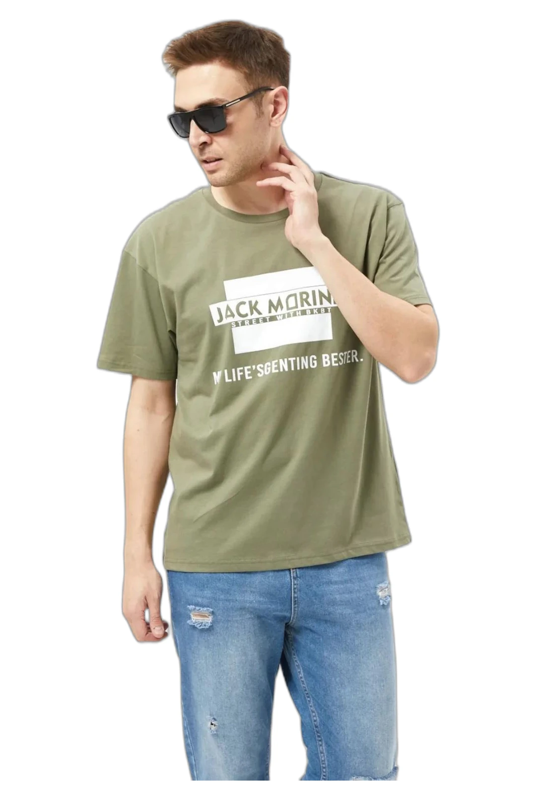 Yeşil Comfort fit Erkek Tshirt