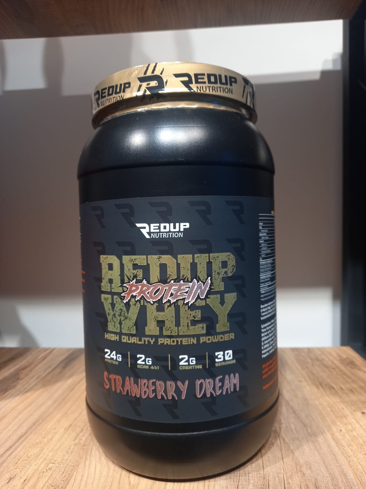 Redup Whey Protein 900Gr-Strawberry dream Aroma