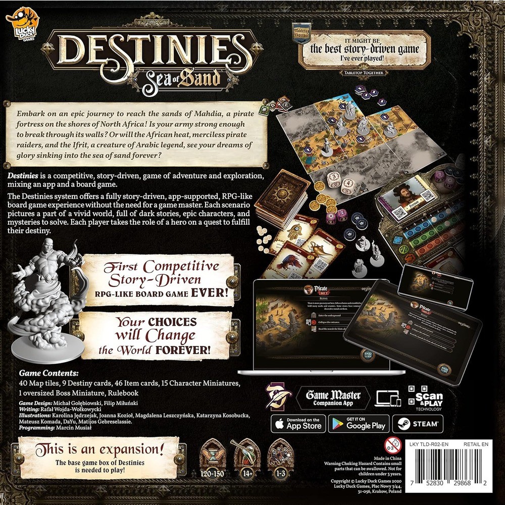 Destinies: Sea of Sand Ek paketi (ingilizce)