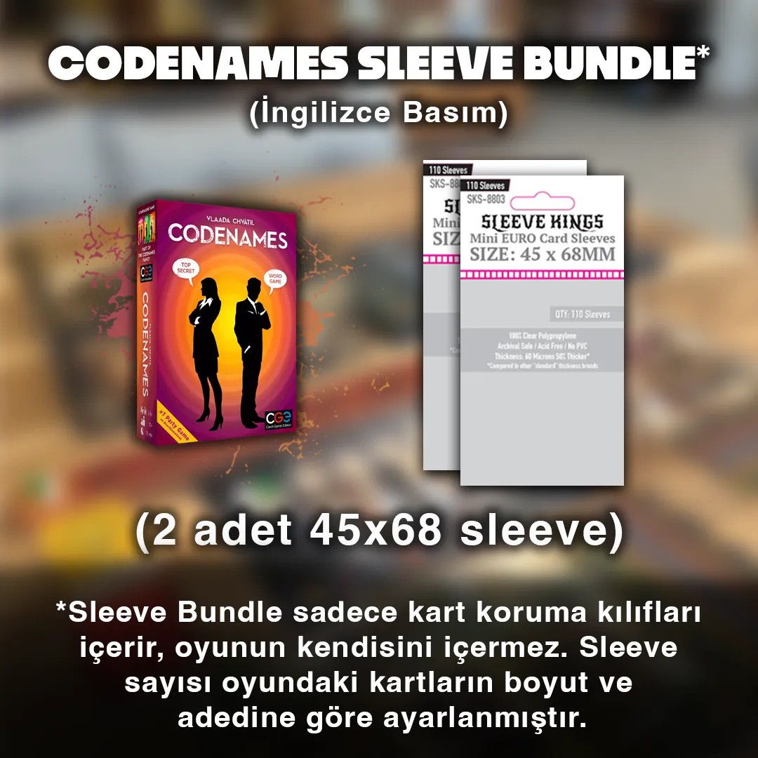 Codenames (İngilizce) Sleeve Bundle