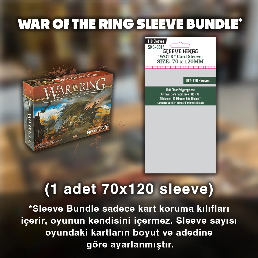 War Of The Ring Sleeve Bundle
