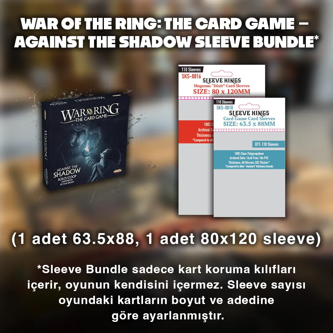 War of the Ring: The Card Game – Against the Shadow Sleeve Bundle