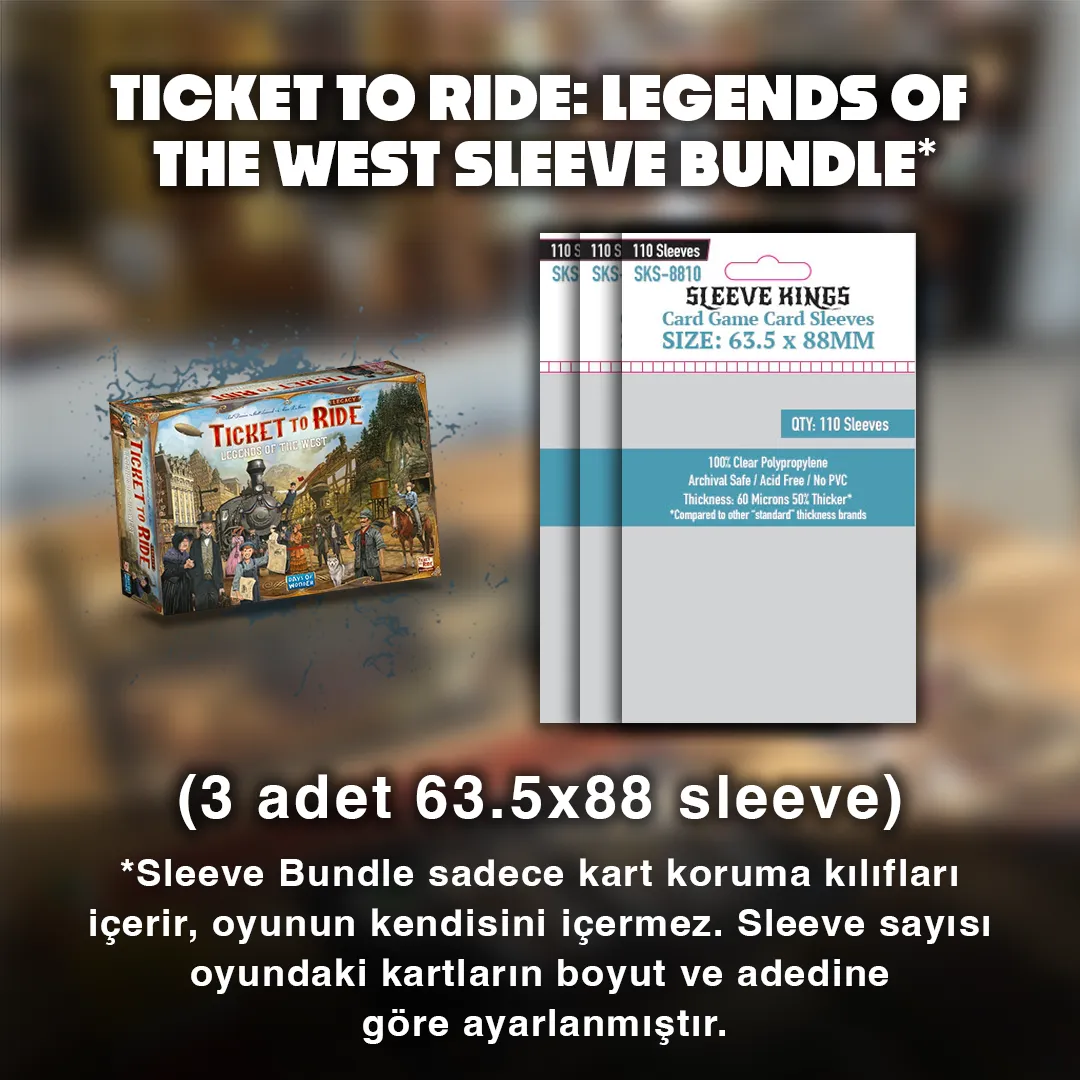 Ticket To Ride: Legends Of The West Sleeve Bundle