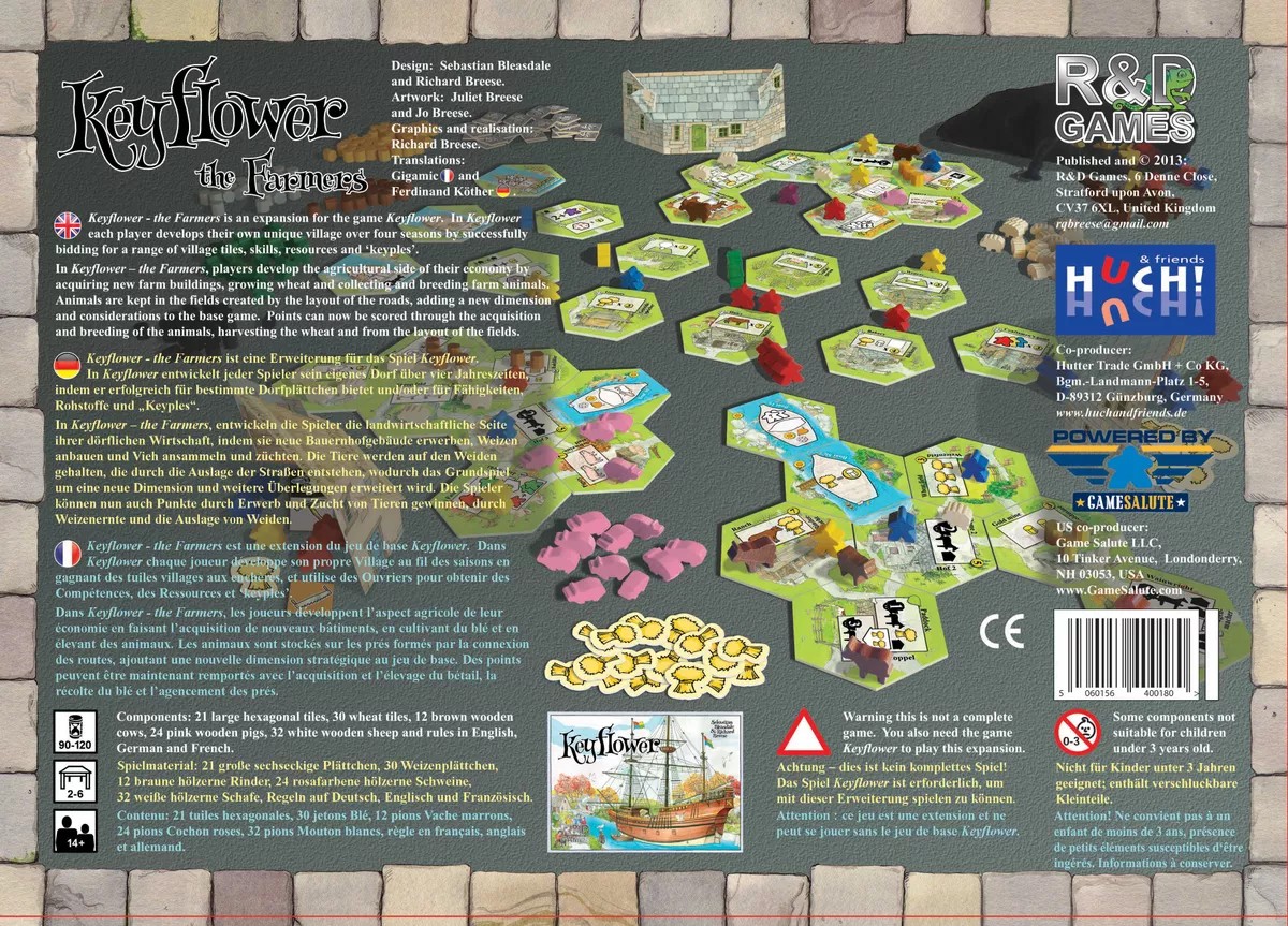 Keyflower Expansion The Farmers (İngilizce)