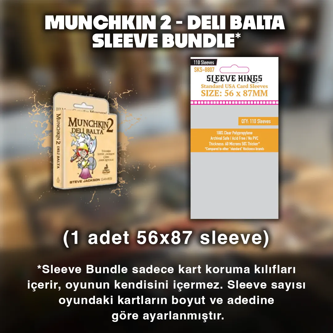 Munchkin 2 - Deli Balta Sleeve Bundle
