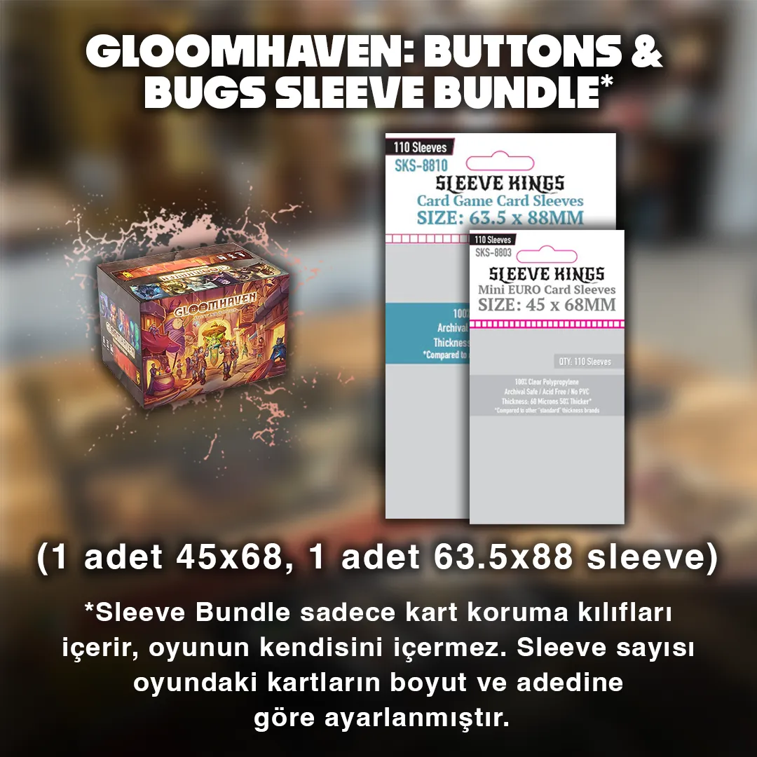 Gloomhaven: Buttons & Bugs Sleeve Bundle