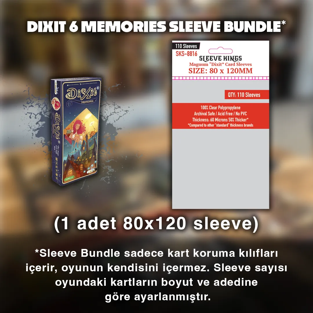 Dixit 6 Memories Sleeve Bundle