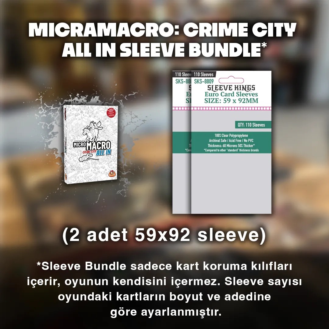 Micramacro: Crime City All In Sleeve Bundle