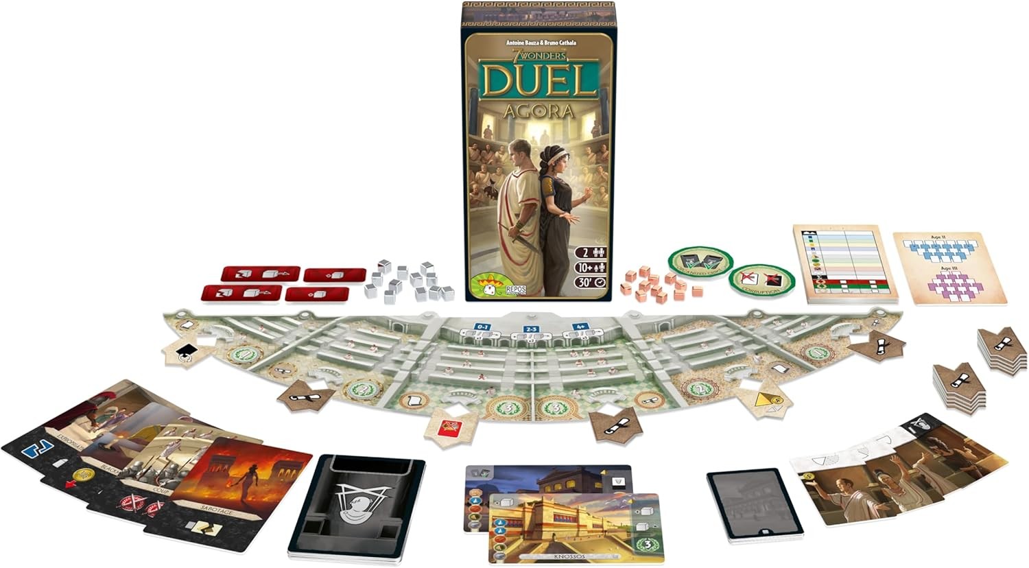 7 Wonders Duel: Agora Expansion (İngilizce)