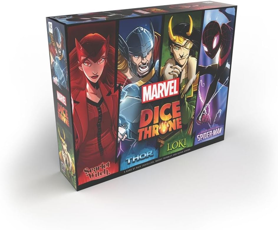 Marvel Dice Throne (Scarlet Witch, Thor, Loki, Spider-Man)