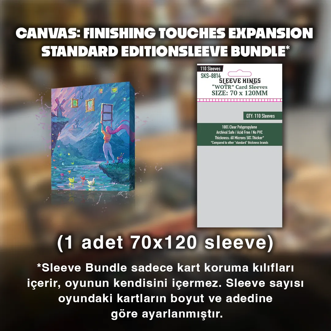 Canvas: Finishing Touches Expansion Standard Edition Sleeve Bundle