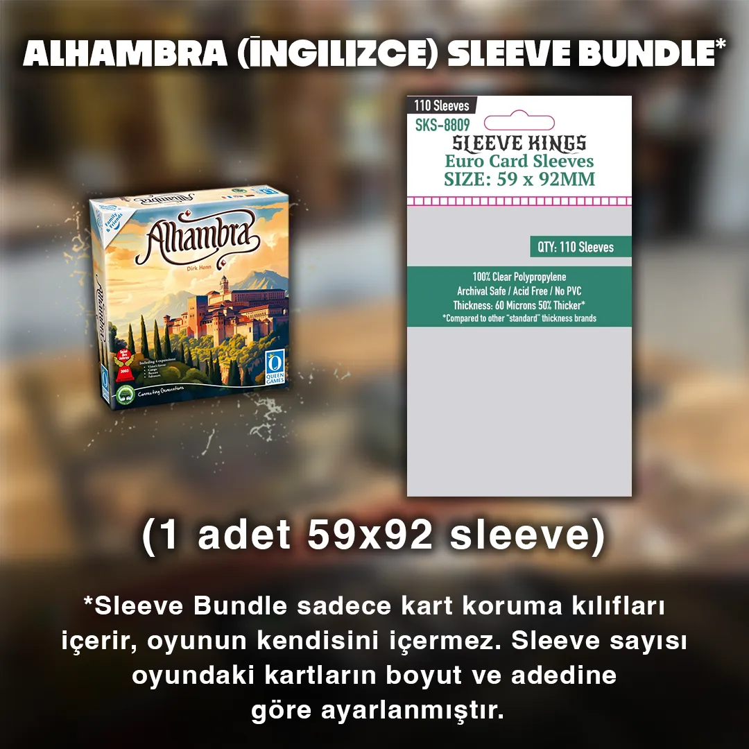 Alhambra (İngilizce) Sleeve Bundle