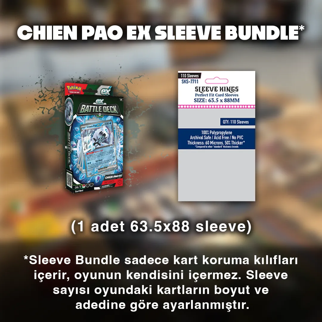 Chien Pao Ex Battle Deck Sleeve Bundle