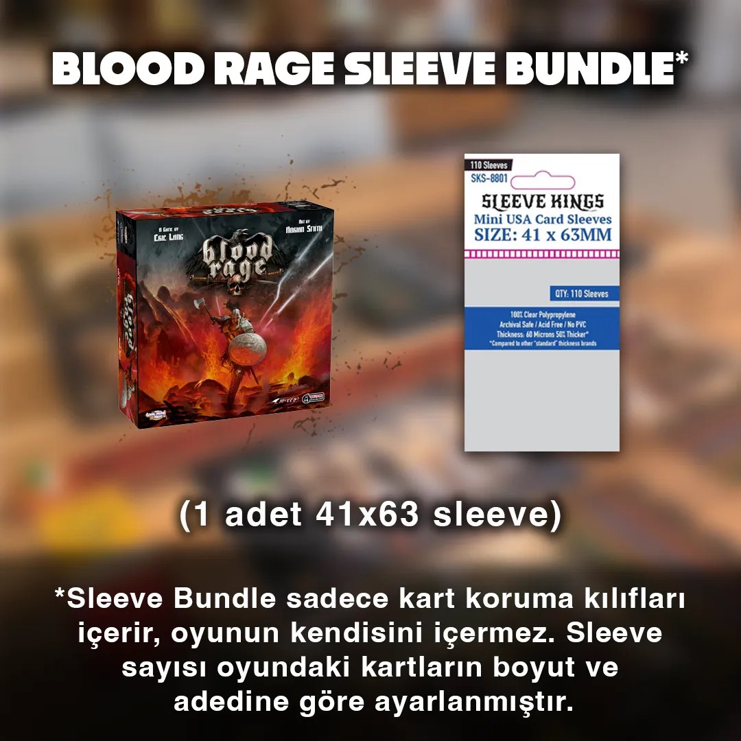 Blood Rage Sleeve Bundle