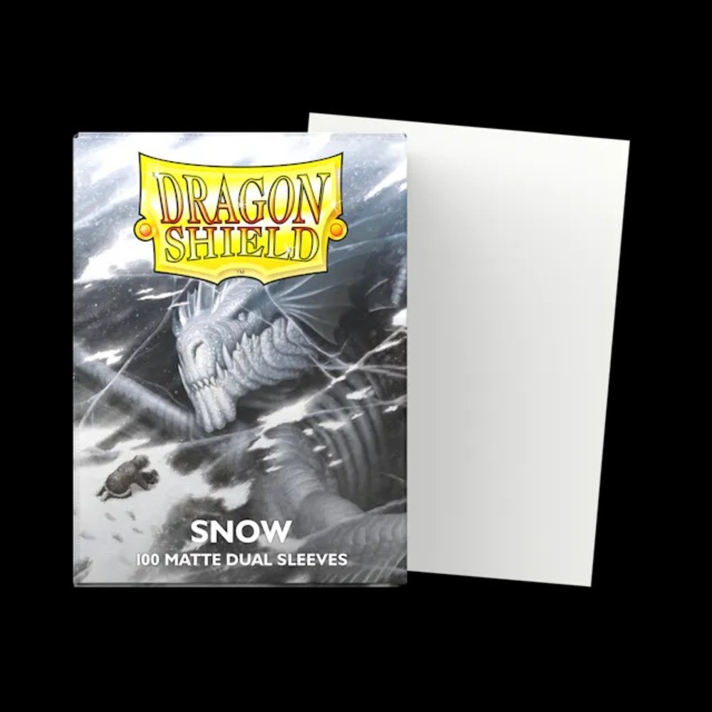 Dragon Shield Matte Dual Sleeve Snow