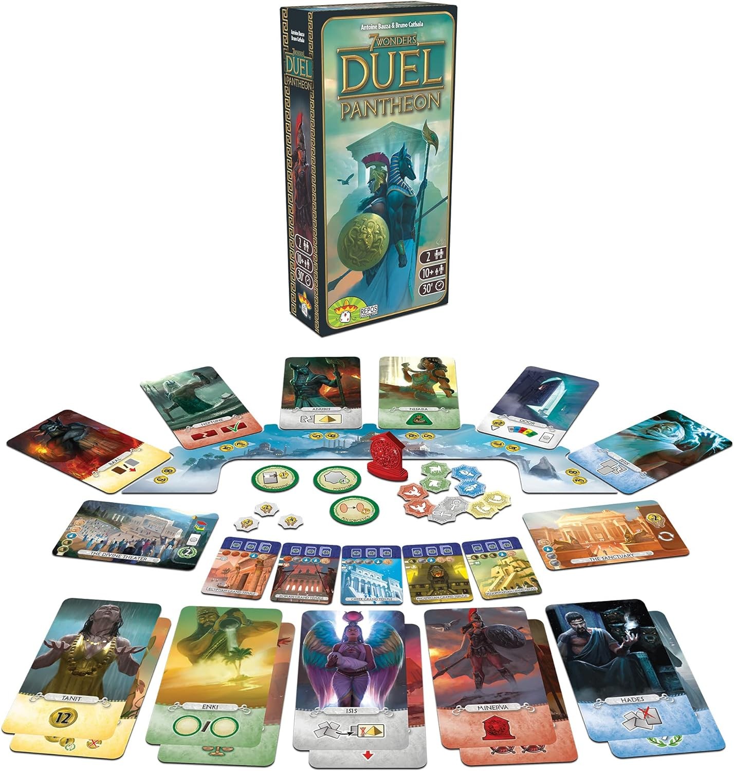 7 Wonders Duel: Pantheon Expansion (İngilizce)