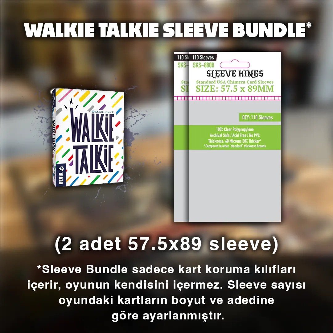 Walkie Talkie Sleeve Bundle