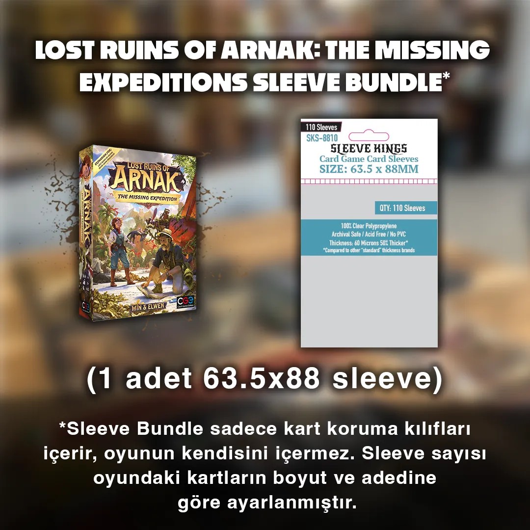 Lost Ruins Of Arnak: The Missing Expeditions Sleeve Bundle