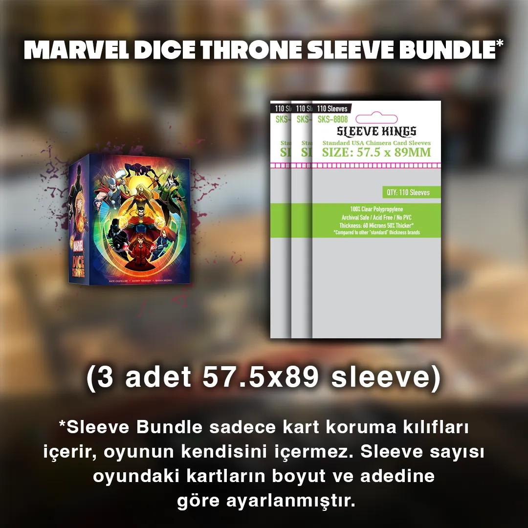 Marvel Dice Throne Sleeve Bundle
