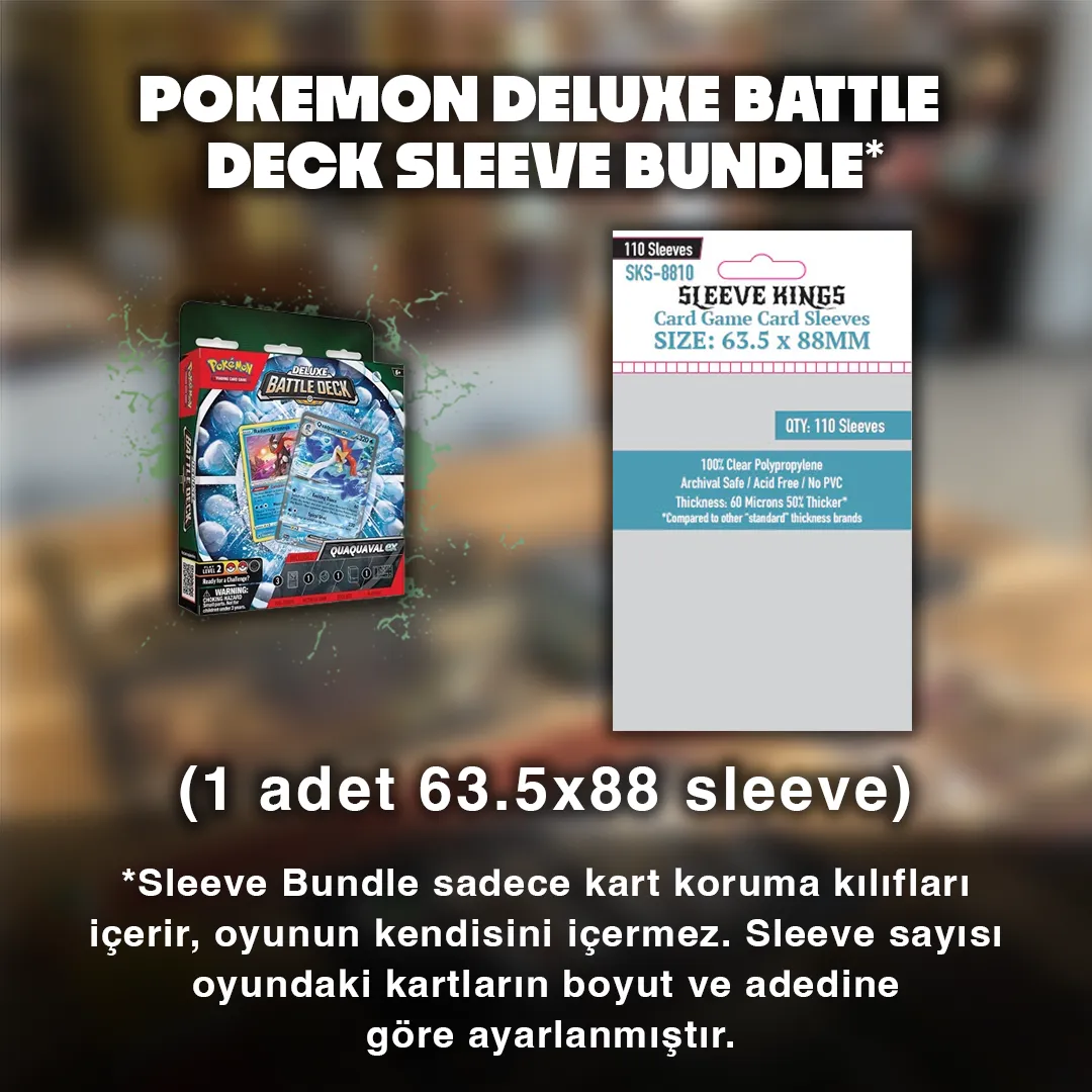 Pokemon Deluxe Battle Deck Sleeve Bundle