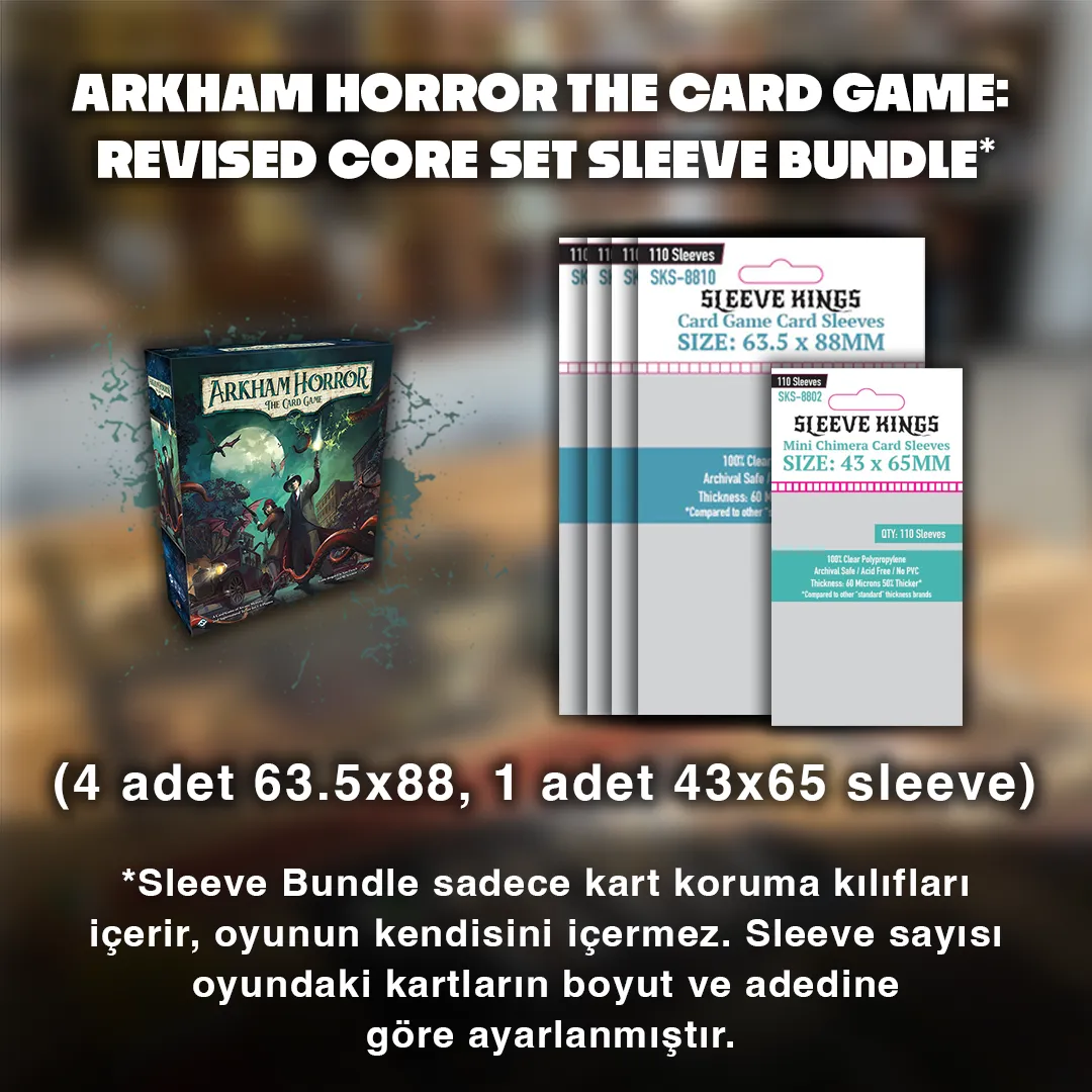 Arkham Horror The Card Game: Revised Core Set Sleeve Bundle