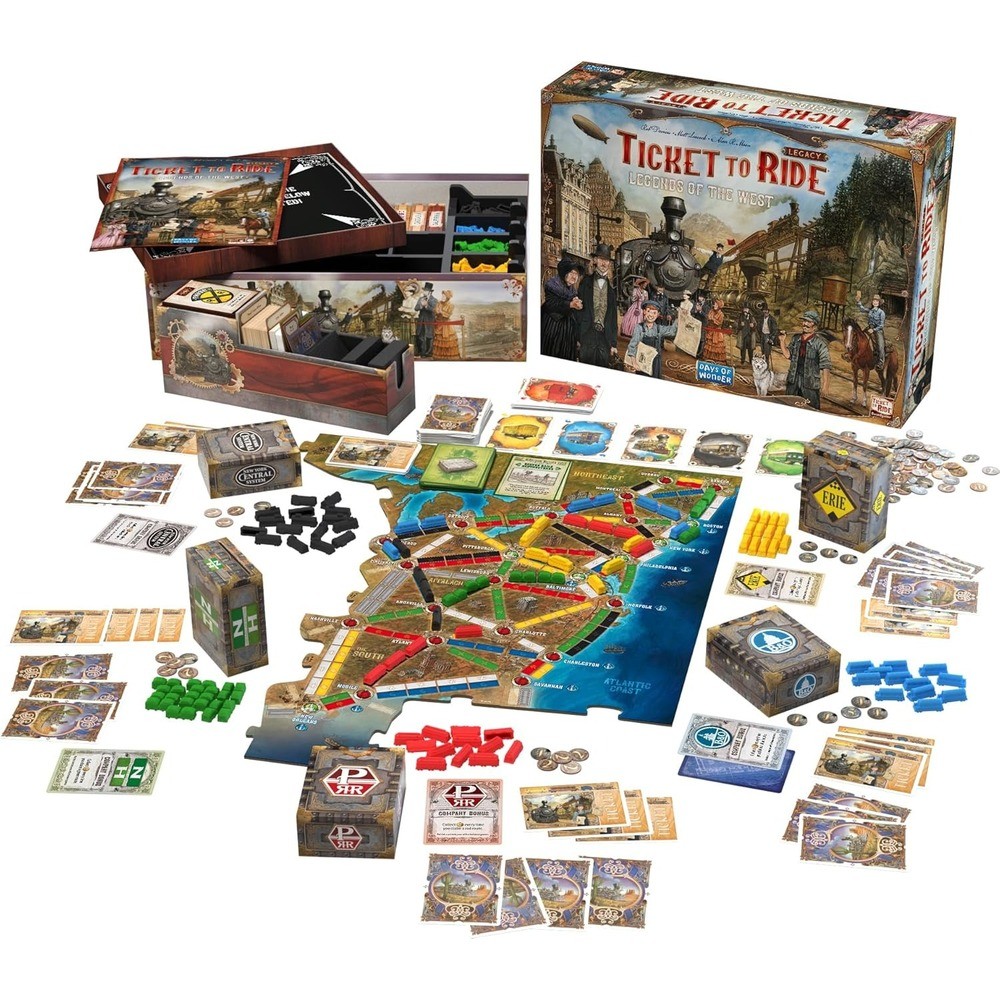 Ticket to Ride Legacy: Legends of the West (ingilizce)