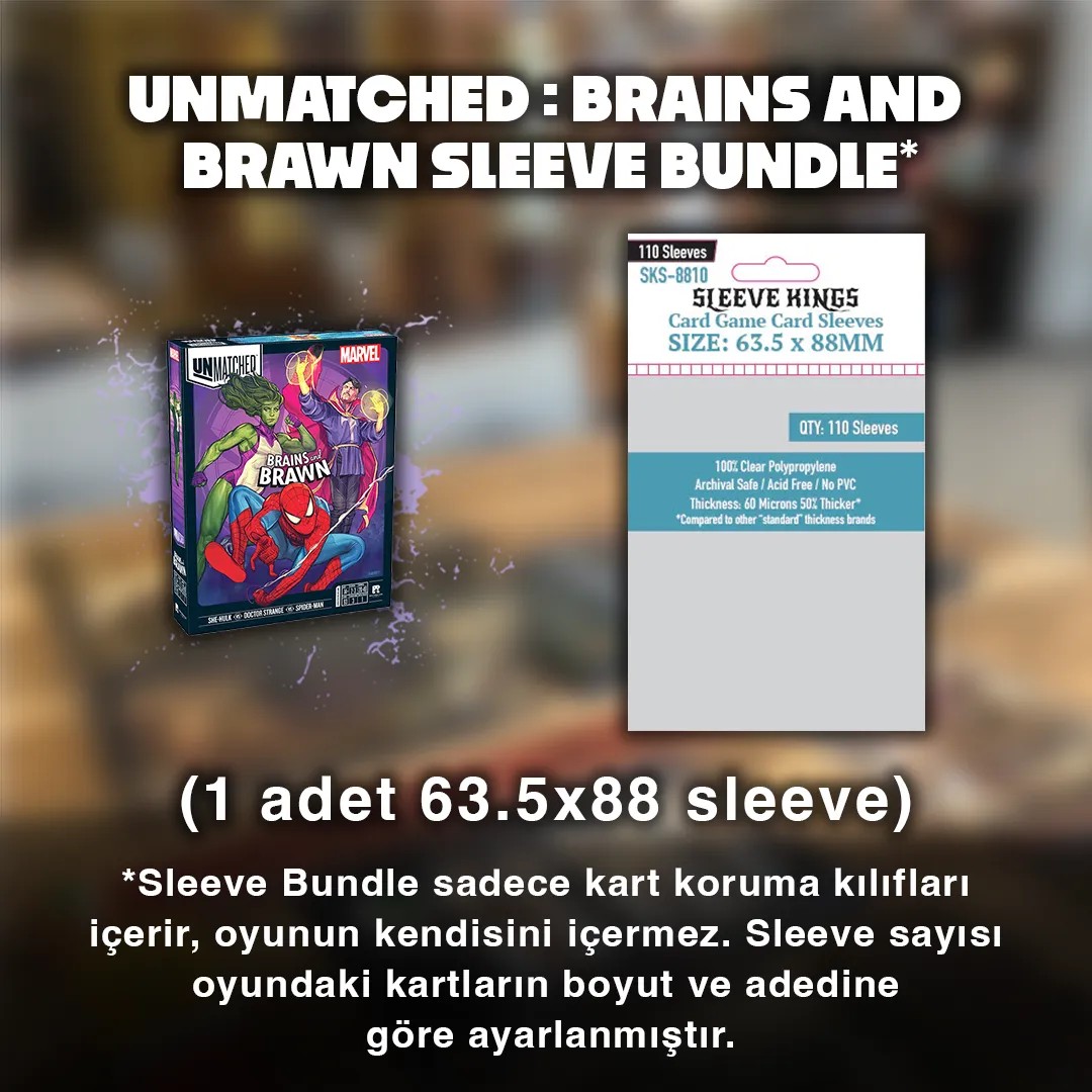 Unmatched : Brains And Brawn Sleeve Bundle