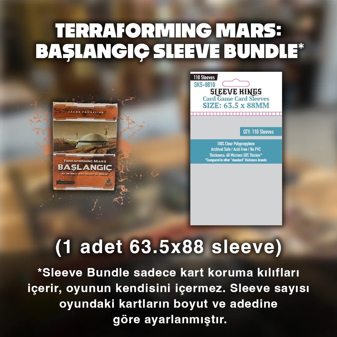Terraforming Mars: Başlangıç Sleeve Bundle