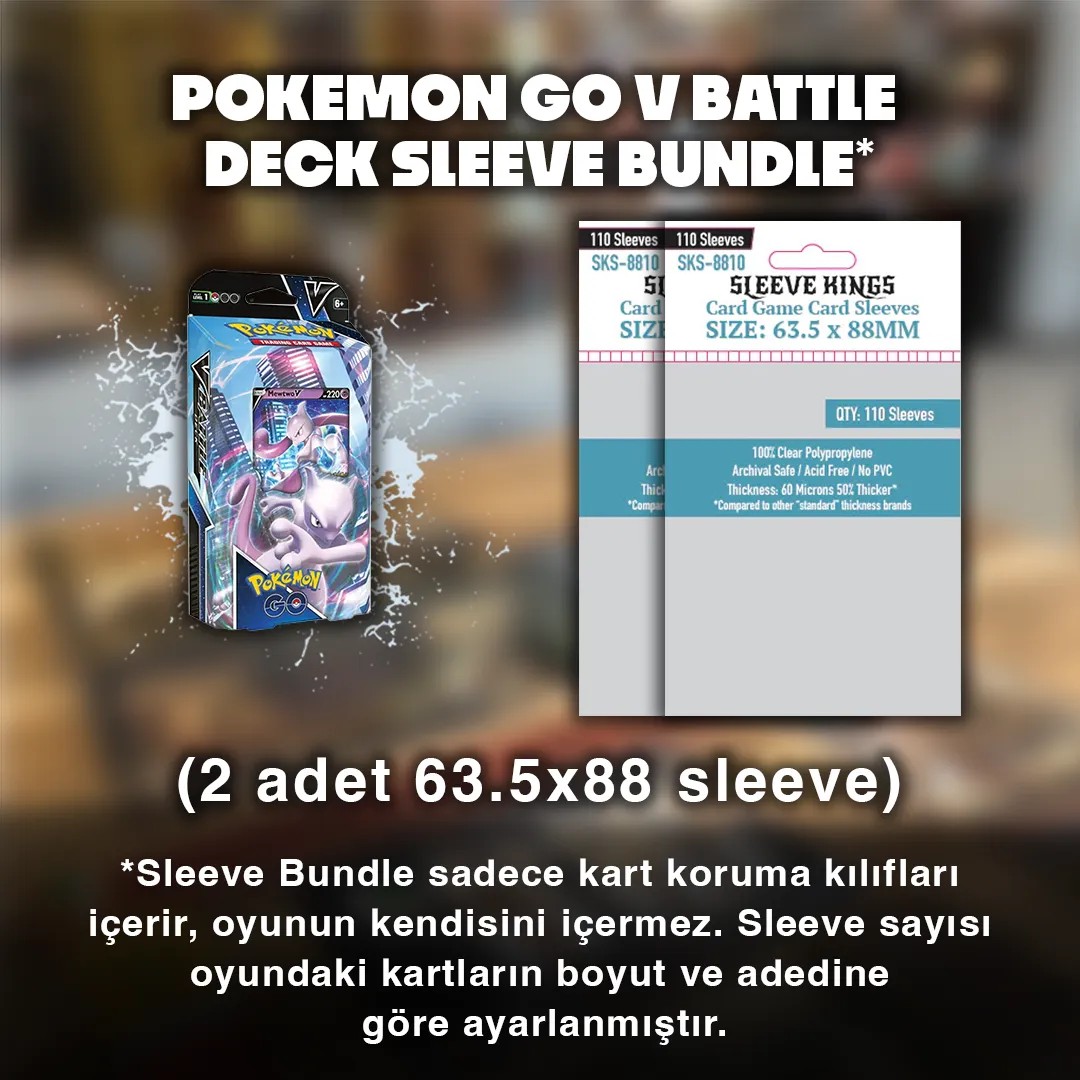 Pokemon Go V Battle Deck Bundle Sleeve Bundle