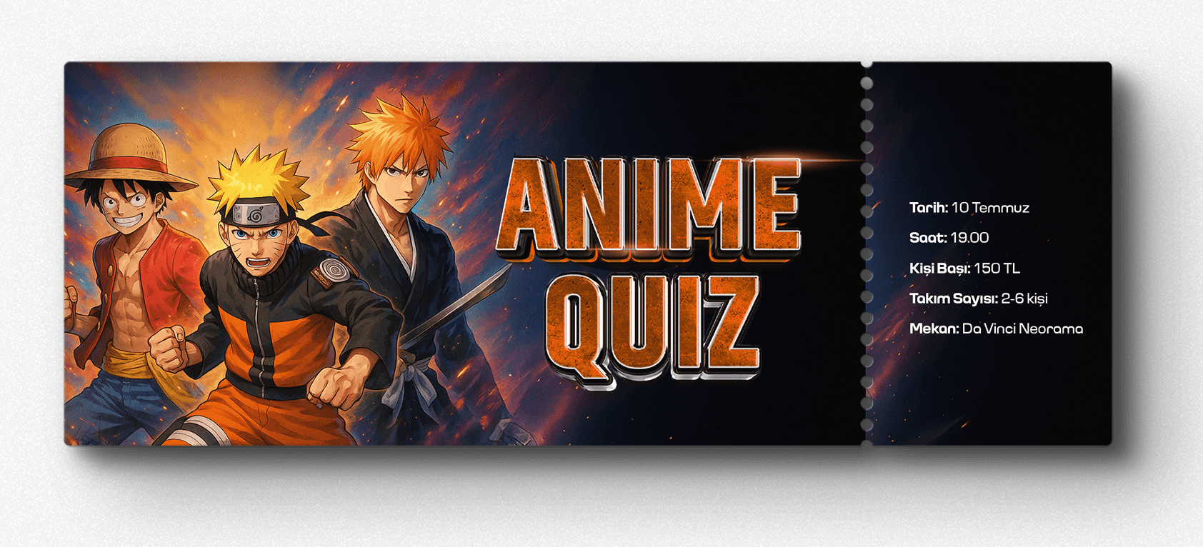 Anime Quiz Bileti