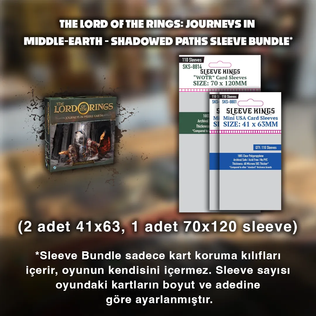 The Lord of the Rings: Journeys in Middle-Earth - Shadowed Paths Sleeve Bundle