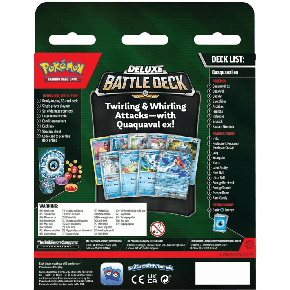 Pokemon Deluxe Battle Deck Kart Oyunu (ingilizce)