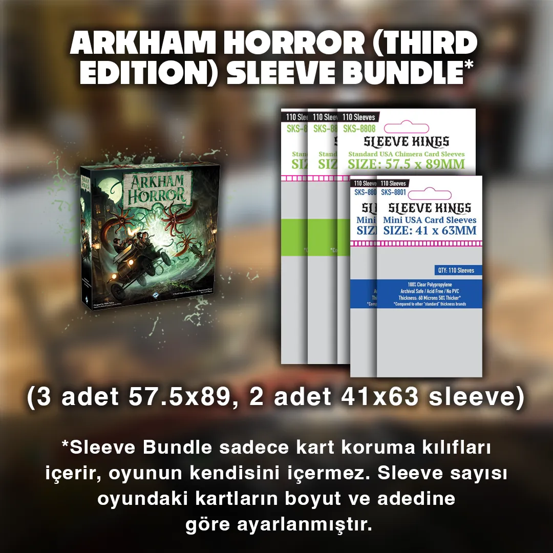 Arkham Horror (Third Edition) Sleeve Bundle