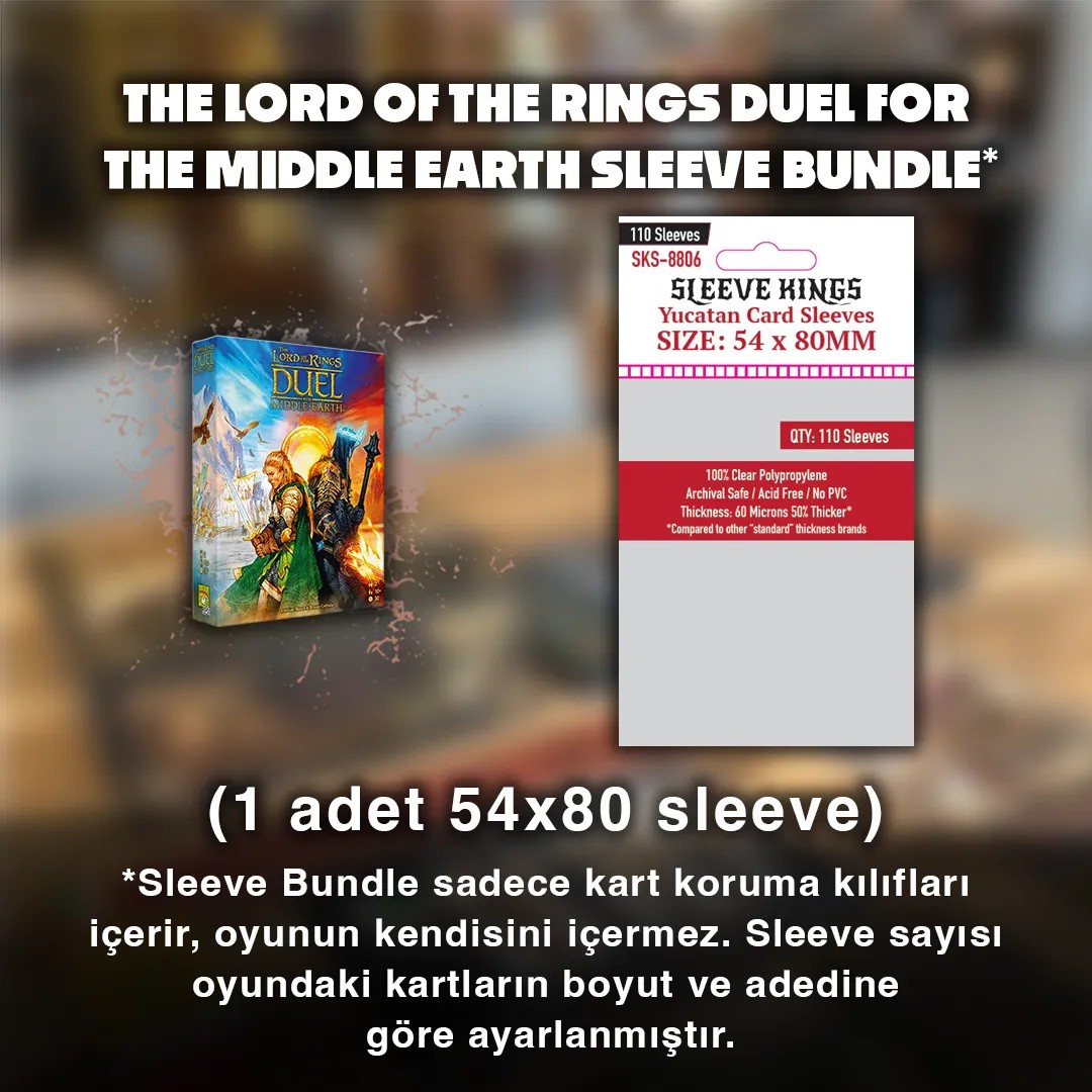 The Lord Of The Rings Duel For The Middle Earth Sleeve Bundle