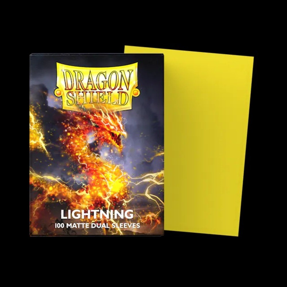 Dragon Shield Matte Dual Sleeve Lightning