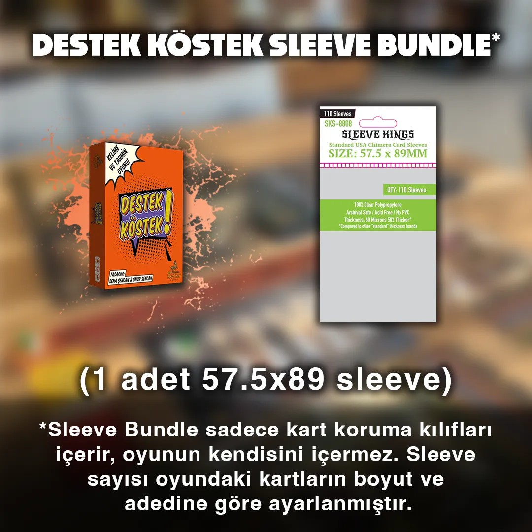 Destek Köstek Sleeve Bundle