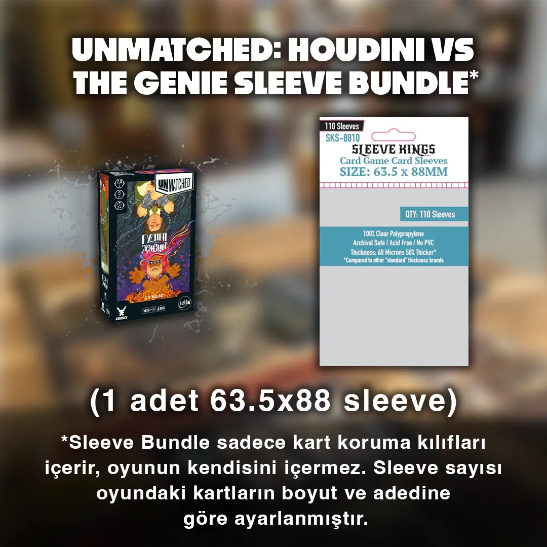 Unmatched: Houdini Vs The Genie Sleeve Bundle