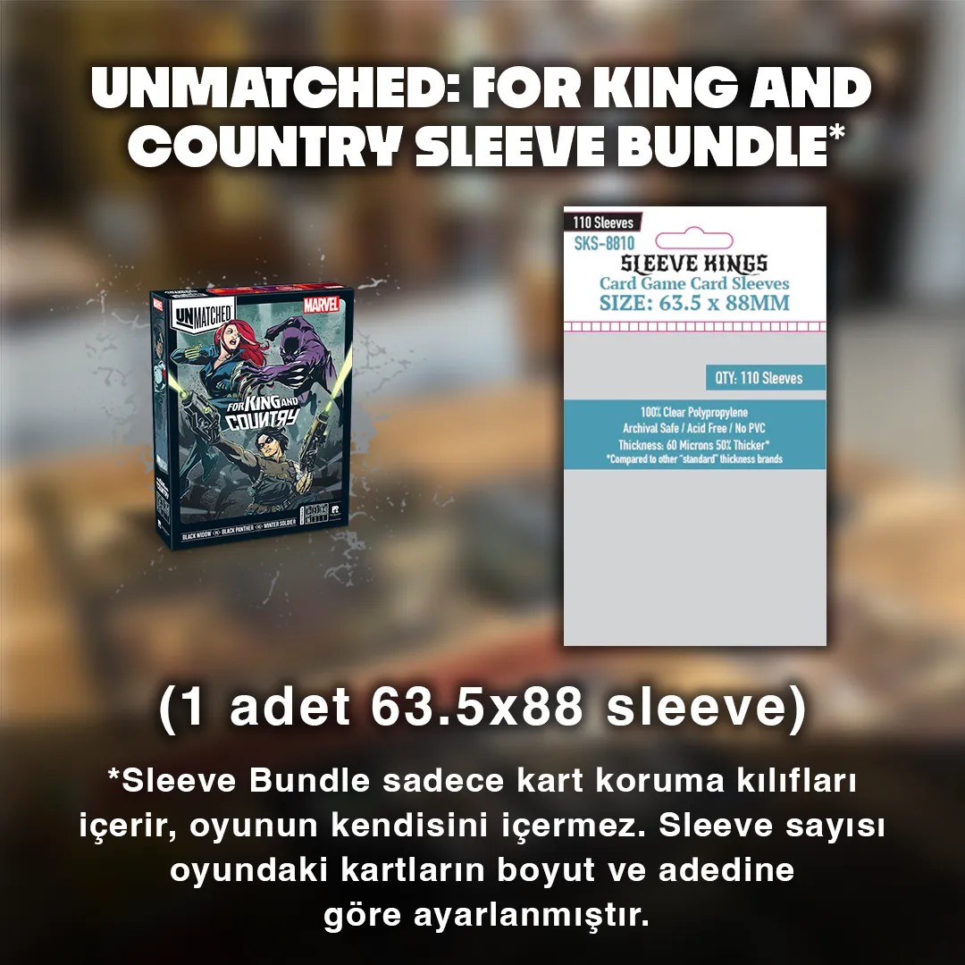 Unmatched: For King And Country Sleeve Bundle
