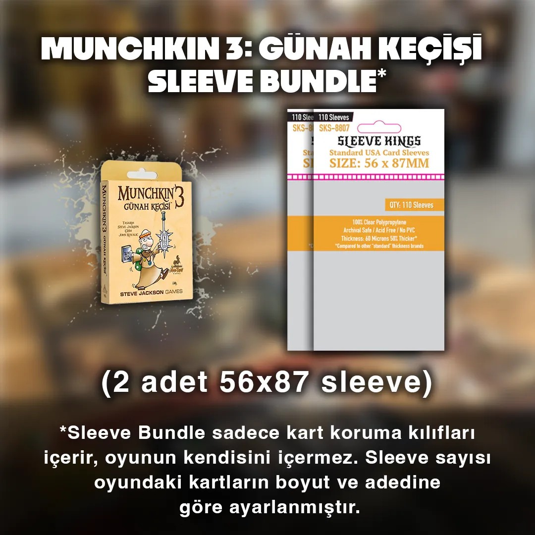Munchkin 3:Günah Keçisi Sleeve Bundle